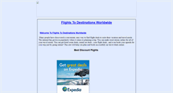 Desktop Screenshot of flights-to.places4ads.com