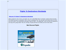 Tablet Screenshot of flights-to.places4ads.com